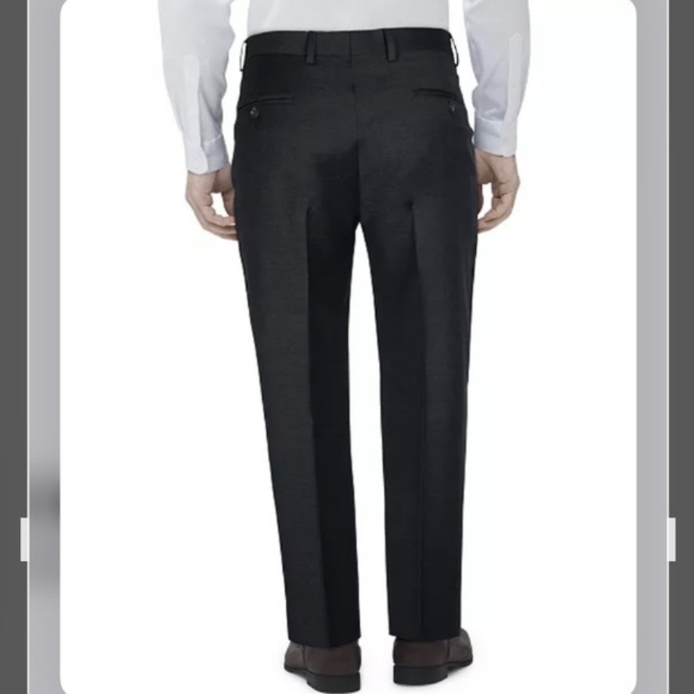 Tommy Hilfiger Men's Modern-Fit TH Flex Stretch Suit Pants in Charcoal 30W * 30L - Picture 2 of 15